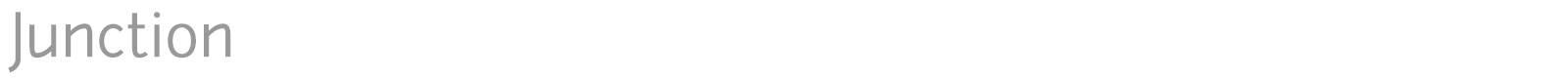 Junction font preview